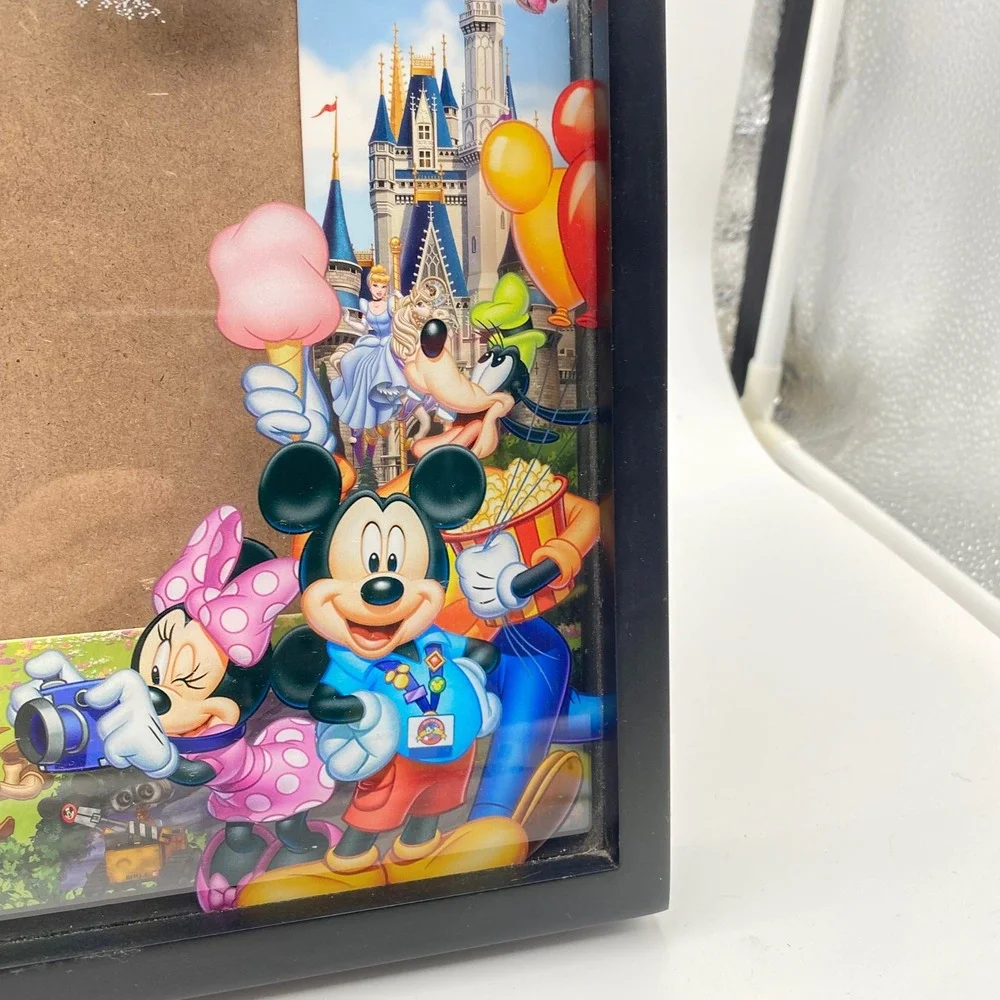 DisneyParks Shadow Box 5x7 Picture Frame Storybook Mickey & Friends Pixar
